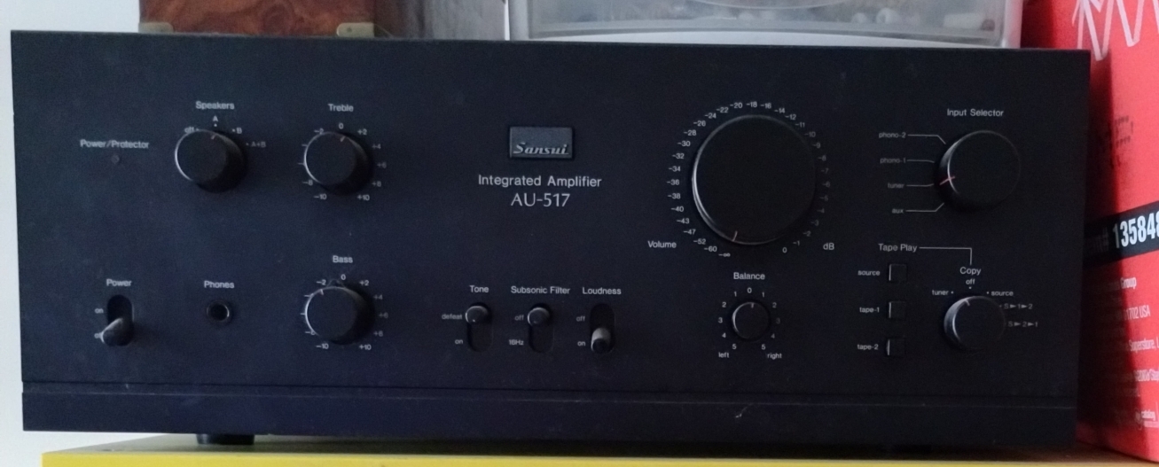 Sansui AU-517 Integrated Amp, awesome