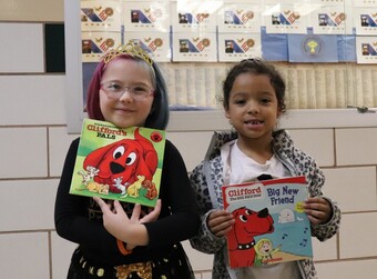 scholastic book fair came to school - yay
