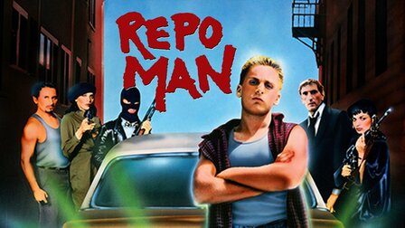 the poster for the movie repo man from 1984