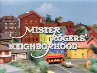 Mr. Roger's Neighborhood logo poster